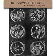 Dress My Cupcake DMCC197 Chocolate Candy Mold, Bow Package, Christmas N55