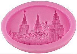Castle Hogwarts Village Silicone Mold for Gum Paste, Fondant, Chocolate, Crafts N2