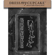 Dress My Cupcake DMCC197 Chocolate Candy Mold, Bow Package, Christmas N56