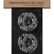 Dress My Cupcake DMCC197 Chocolate Candy Mold, Bow Package, Christmas N63
