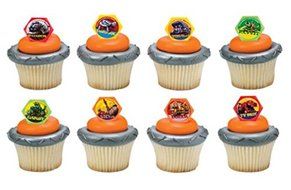 Dinotrux Reptools Cupcake Rings Party of 24 Cupcake Decoration Kit