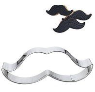 Oi Max Stainless Steel Mustache Shape Cookie Cake Biscuit Pastry Cutter Baking Mold N2