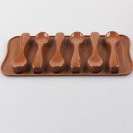 New DIY Silicone Spoon Design Chocolate Candy Cake Bakeware Mold Fondant Tools N5