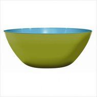 Avocado / Turquoise 2 Tone Salad Bowl