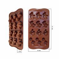 Hot New 12 Holes Dinosaurs Shape Chocolate Molds Cubs&amp; Lion&amp; Hippo Silicone Mould Cake Model Ice Cube Cake Fondant... N2