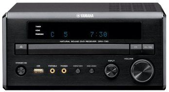 Yamaha DRX-730BL Micro Component Receiver CD/DVD Player Unit (Black) (Discontinued by Manufacturer)