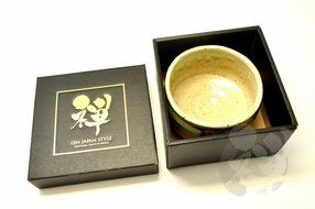 Japanese Mino yaki Matcha Bowl Green Tea 12.3 / 12.3 / 7.2cm (4.8 / 4.8 / 2.8inch)[7157] N5