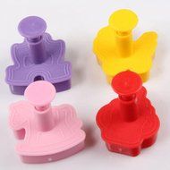 GOOTRADES Shower Clothes Cookie Stamp Press Baby Mould Cutter Biscuit Molds DIY Tool N4
