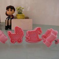GOOTRADES Shower Clothes Cookie Stamp Press Baby Mould Cutter Biscuit Molds DIY Tool N5