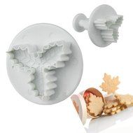 Whitelotous Christmas Theme Cookie Cutters - Plastic Fondant Cake Sugarcraft Cutter Decorating Baking Mold Plunger... N26