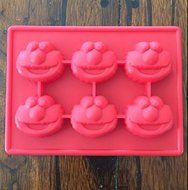Sesame Street Elmo Silicone Candy Chocolate Mold Mini Cake Pan
