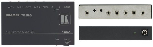 Kramer 105A 1:5 Stereo Audio Distribution Amplifier