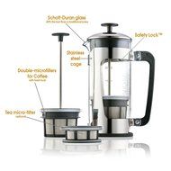 Espro Press P5 - French Press Coffee Press with Thick &amp; Durable SCHOTT Duran glass + Bonus Wooden Stirring Spoon... N15