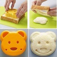 Teanfa Bread Cake Mold Maker DIY Mold Cutter Craft New Little Bear Shape Sandwich Bread Cake Mold Maker