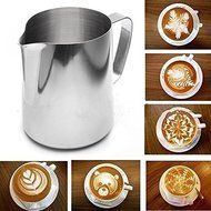 HULISEN 5 Oz. (150ml) Stainless Steel Espresso Coffee Pitcher Barista 150ml Craft Coffee Latte Milk Frothing Jug... N4