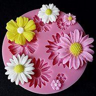 3D Flower Fondant Cake DIY Mold Silicone Mould Sugarcraft Baking Decorating Tool
