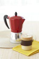 IMUSA USA Aluminum 3-Cup Coffeemaker, Red N3