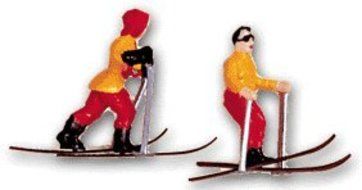 Cup Cake Decorating Pick Cupcake Decorator 8 piece Skiers Set (Skiers) N2