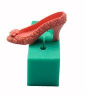 Bluelover 3D Silicone High Heel Mold Fondant Cake Lady Shoe Mold N5