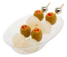 Ellipse Dish Clear 100 count box