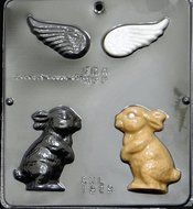 Easter Bunny Angel Assembly Chocolate Candy Mold Easter 1829