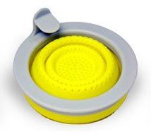 The TeaSpot Tuffy Steeper Silicone Loose Tea Filter Infuser Lemon Yellow N2