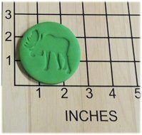 Moose Silhouette Fondant Cookie Cutter and Stamp #1327