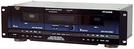 Pyle Home PT649D Dual Cassette Deck