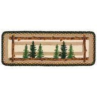 Forest Pines Braided Table Runner