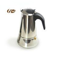 2-Cup Stove Top Espresso Pot Coffee Maker Percolator, Stainless Steel N6