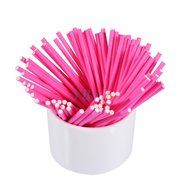 100 Count Sucker Lollipop Sucker Sticks (Pink) N12