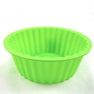 New 6&quot; Round Silicone Cake Baking Mold Bake Brownie Dessert Pan Candy Chocolate
