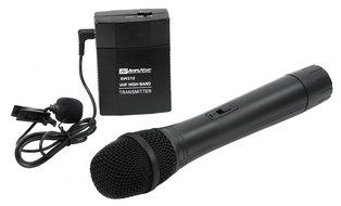 AMPLIVOX SW212 MITY-VOX AC / DC + "D" Battery Powered Portable Public Address (PA SYSTEM) w/ Wireless Lapel +...