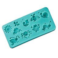 Small Animals Shaped Food Grade Silicone Mold by uGen! Soap Ice Cake Mold. Sugarcraft Tool. Chocolate Candy Fondant...