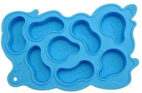 Longzang U-Beauty 8-Tray Animal Ice Cube Shape Silicone Chocolate Dinosaur Mold N7