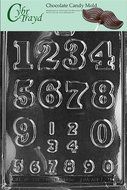 Cybrtrayd L009 Numbers - Large/Small Chocolate Candy Mold with Exclusive Cybrtrayd Copyrighted Chocolate Molding...