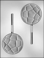 CK Products Soccer Ball Sucker Choc Mold N2