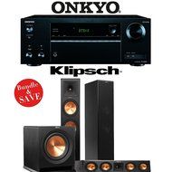 Klipsch RP-280F 3.1 Reference Premiere Home Theater System with Onkyo TX-NR555 7.2-Ch Network AV Receiver N2