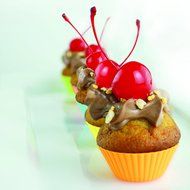 Casabella Boxed Mini Muffin Cup, 2-Inch, Multicolor, Set of 12 N2