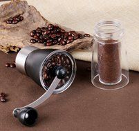 J&amp;P Home Portable Manual Coffee Grinder with Ceramic Burr, Capacity 37g/1.3 oz N5