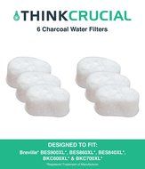 Crucial Coffee 6 Breville Single Cup Coffee Brewer Charcoal Filters, Part # BWF100 N3
