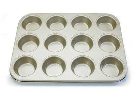 Ceramic Coated Carbon Steel 12 Cup Muffin Pan - Non-Stick N2