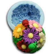 Y&amp;XL&amp;H Christmas Sunflower Ball Fondant Cake Chocolate Silicone Mold Cake Decoration Tools,L8.3cmW8.3cmH4.2cm