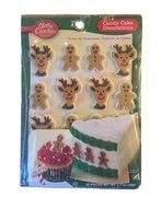 Betty Crocker Christmas Candy Cake Decorations Variety Pack Bundle N3