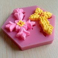 TXIN Fashion Useful Cross Shape Silicone Fondant Cake Decorating Chocolate Mold N3
