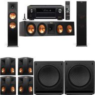 Klipsch RP-280F Tower Speakers-SW-112-7.2-Denon AVR-X4100W