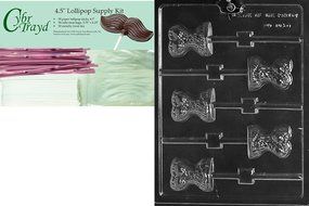 Cybrtrayd D105 Corset Lolly Chocolate Candy Mold with Exclusive Cybrtrayd Copyrighted Chocolate Molding Instructions N7