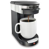Hamilton Beach SMALL APPLIANCES 1030390 Stainless Steel/Black Beach Single Cup Hospitality Coffeemaker with 3-...