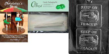 Cybrtrayd J094 Train Greeting Card Jobs Chocolate Candy Mold N6