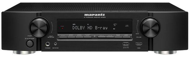 Marantz NR1603 Slim Line 7.1 Channel 3D Pass Through Networking Home Theater Receiver with AirPlay (Black) (Discontinued... N5